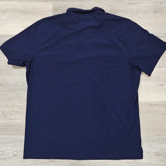 Eddie Bauer Men’s XL Stretch Performance Button Shirt Navy Blue - Picture 4 of 7